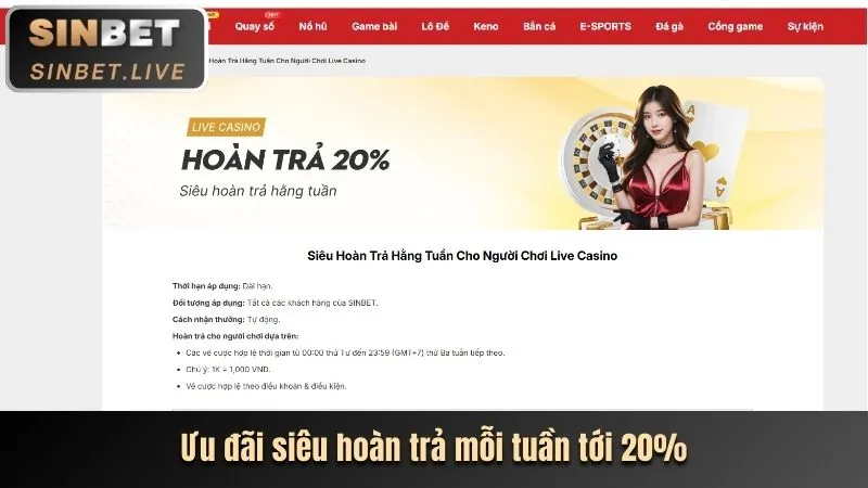 Hoàn trả hàng ngày GK88VIP